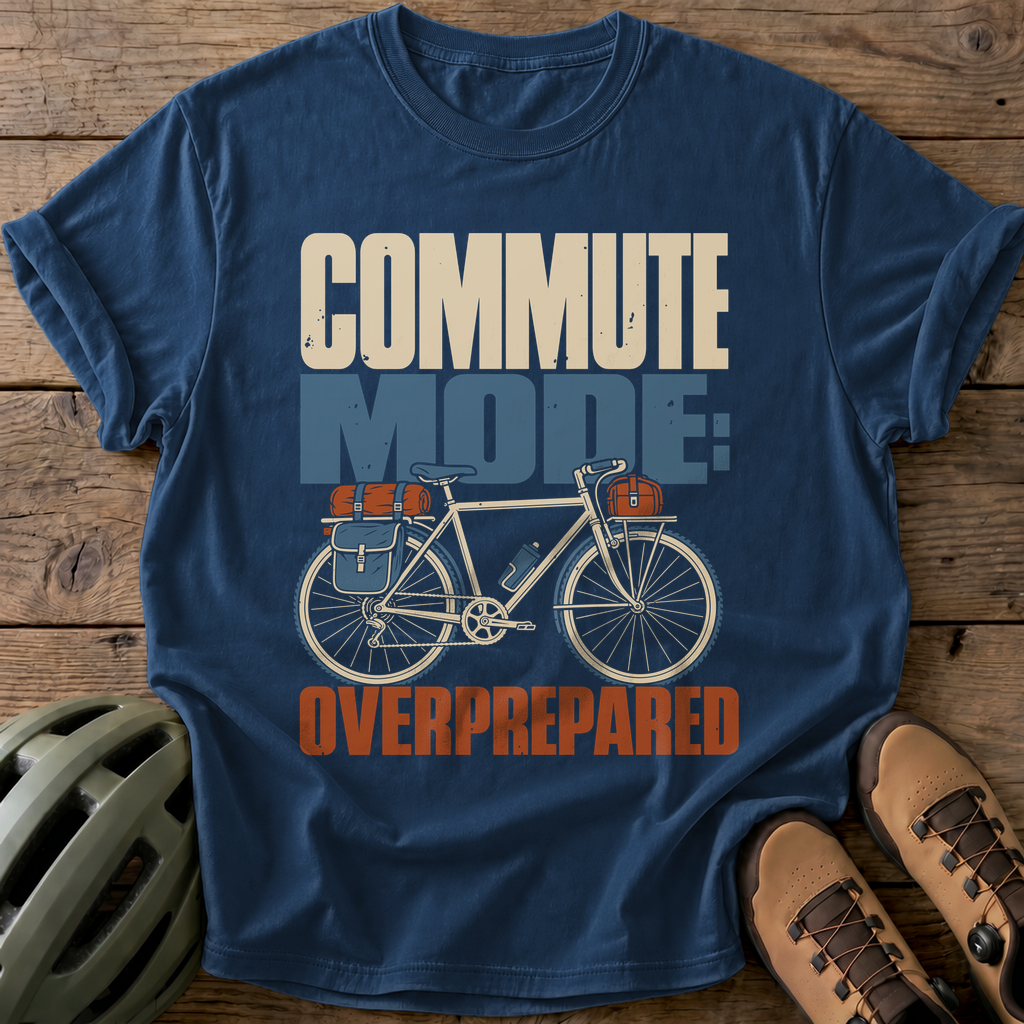 Commute Mode: Overprepared Tee — navy