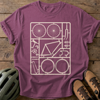 Bike Kit Tee — berry