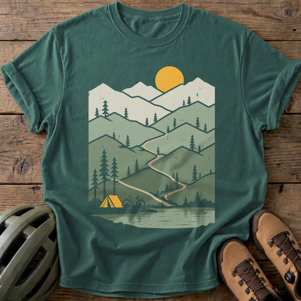 Mountain Ride Tee — blue-spruce