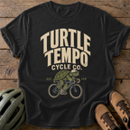 Turtle Tempo Tee — black