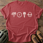 Cycling Essentials Tee — crimson