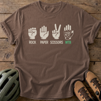 Rock Paper Scissors MTB Tee — espresso