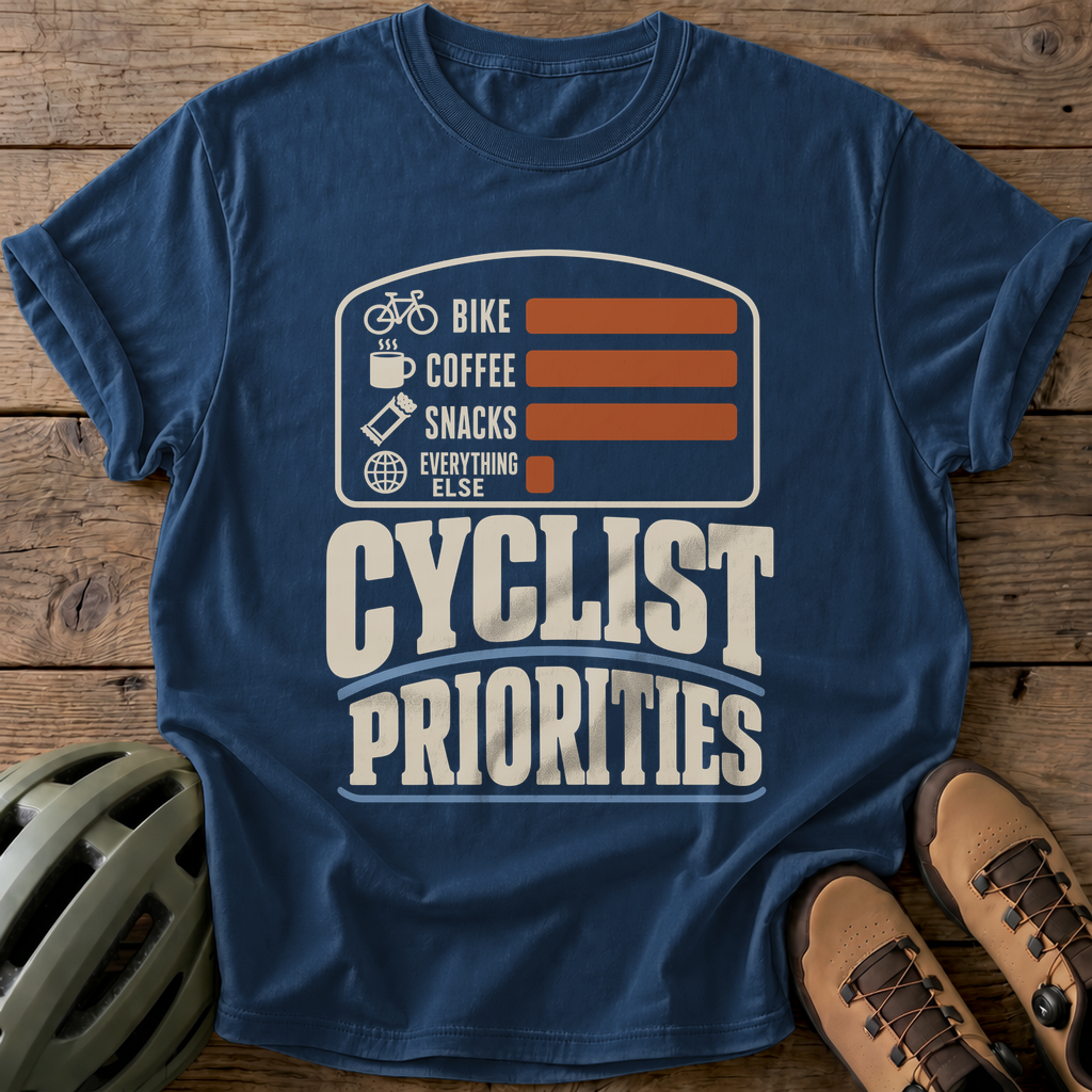 Priorities Tee — navy