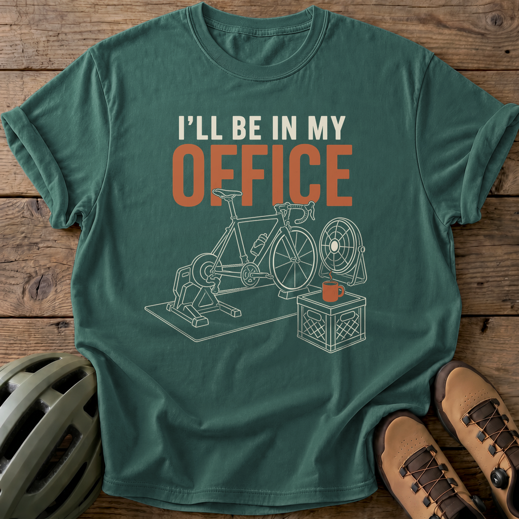 In My Office Tee — blue-spruce