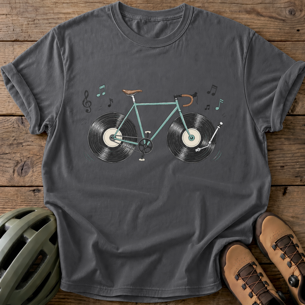 Vinyl Wheels Tee — pepper