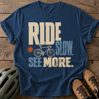 Ride Slow Tee — navy