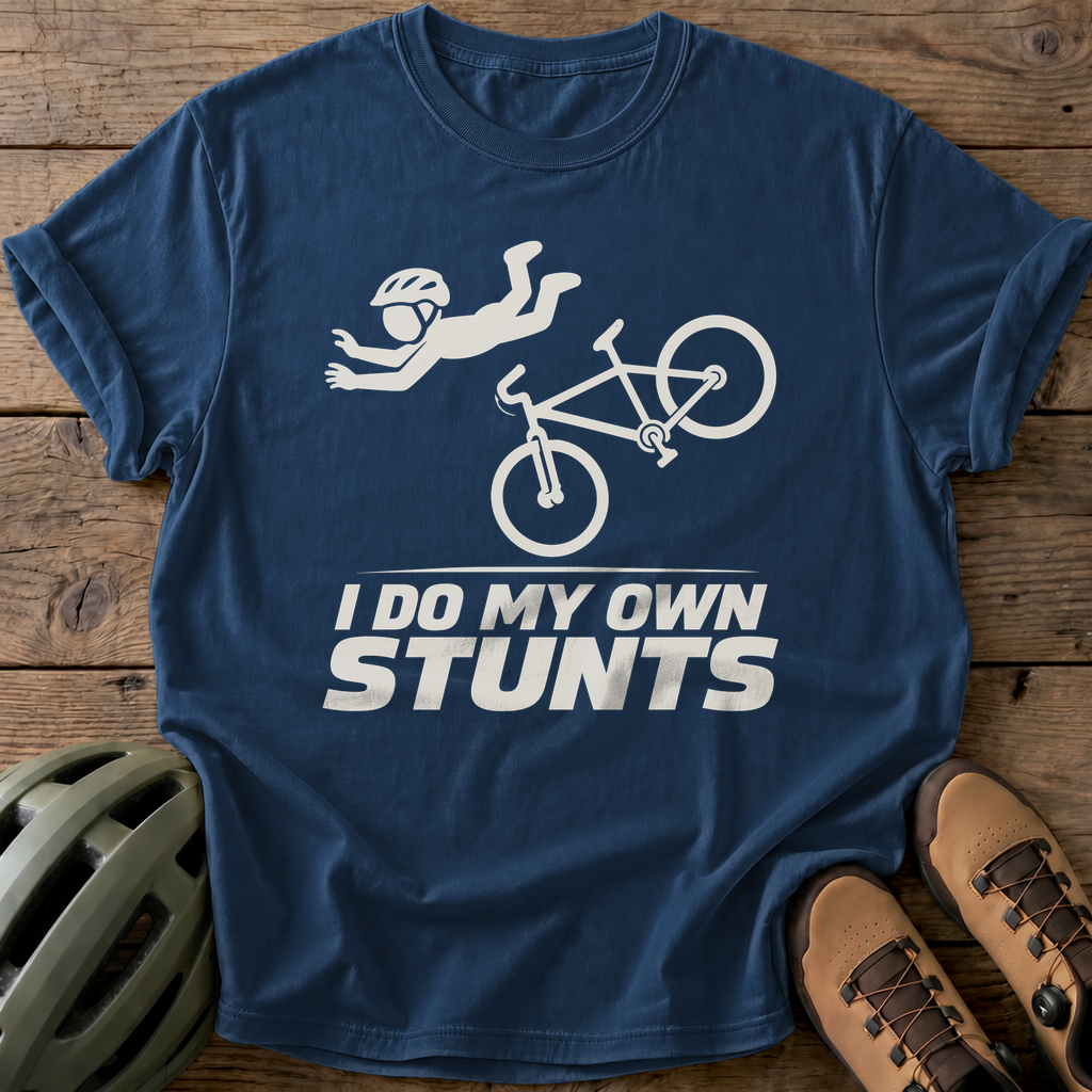 Own Stunts Tee — navy
