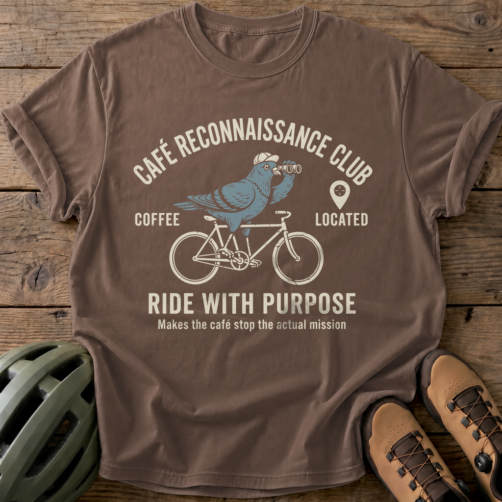 Cafe Ride Tee — espresso