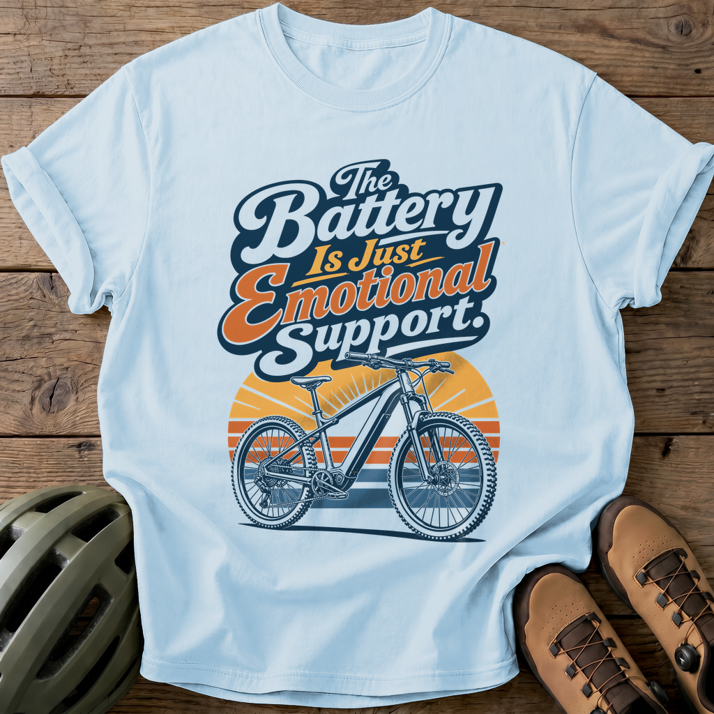 Emotional Support Tee — chambray