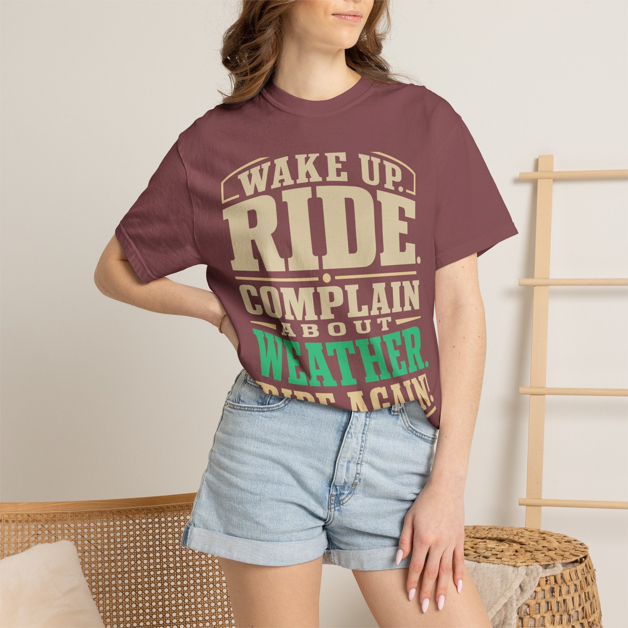 Wake Up Ride Again Tee