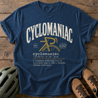 Cyclomaniac Tee — navy