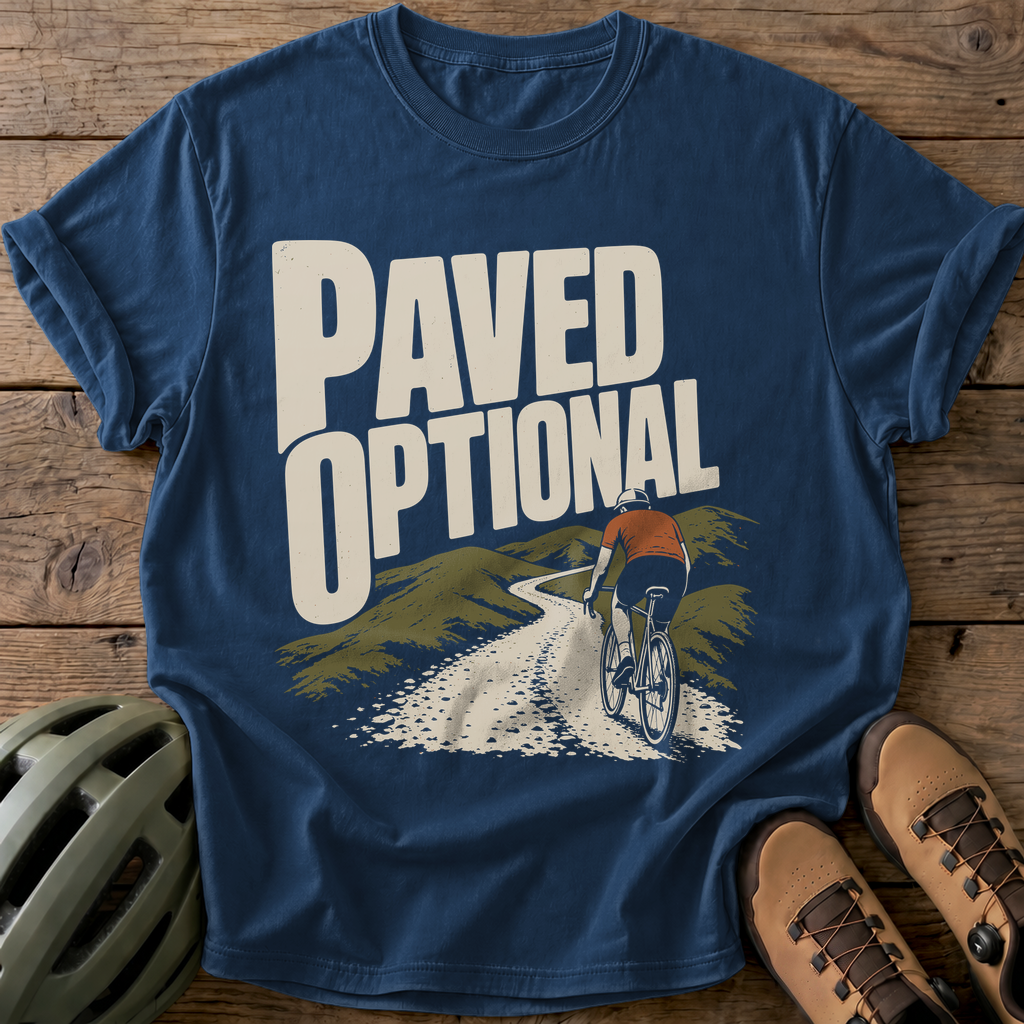 Paved Optional Tee — navy