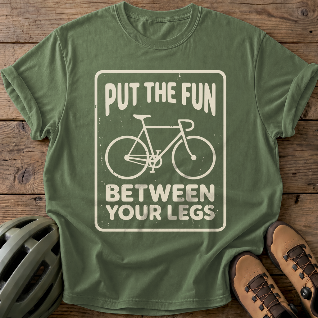 Fun Between Legs Tee — moss