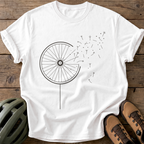 Wheel Whimsy Tee — white