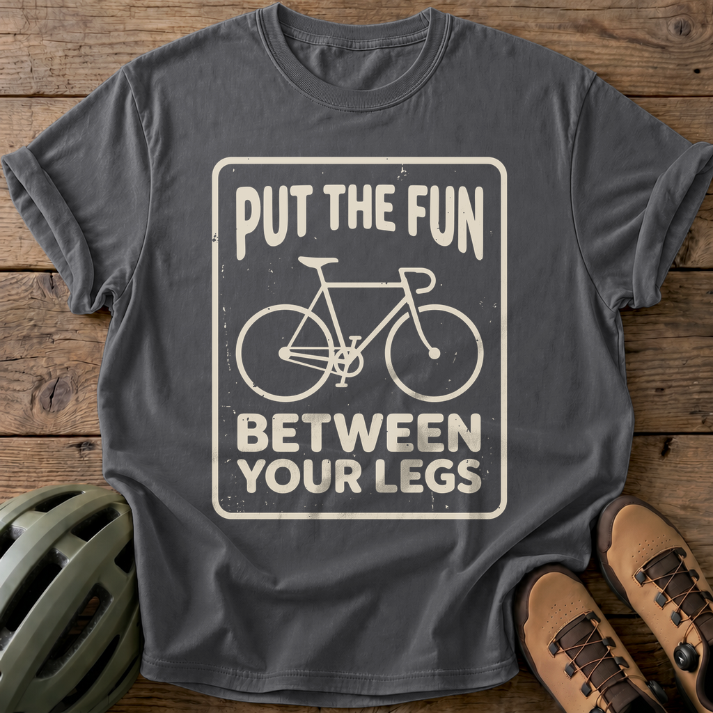 Fun Between Legs Tee — pepper