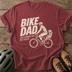 Bike Dad Tee — brick