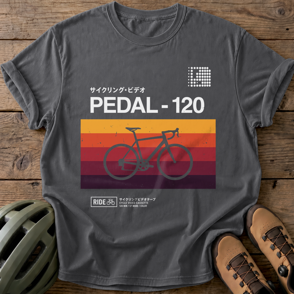 Retro Bike Tee — pepper