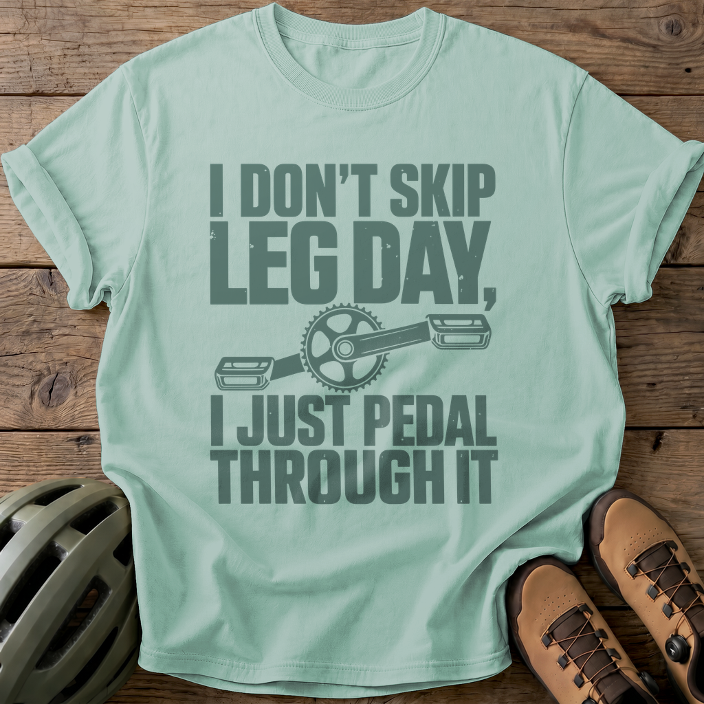 Pedal Through It Tee — bay