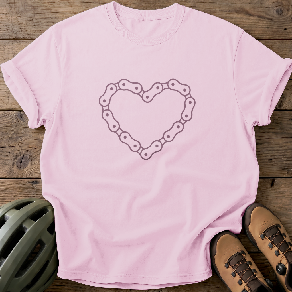 Chain Heart Tee — blossom