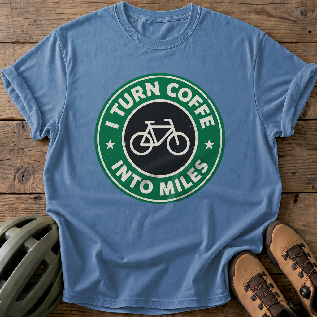 Coffee To Miles Tee — blue-jean
