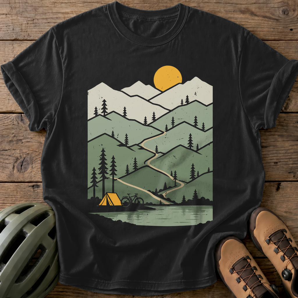 Mountain Ride Tee — black