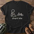 Stupid Bike Tee — black