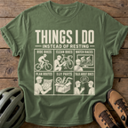 Things I Do Tee — moss