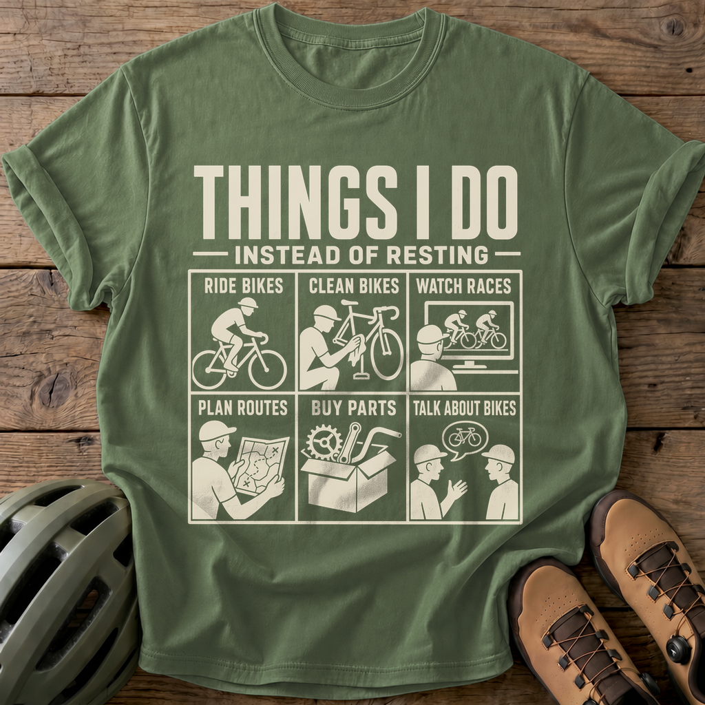 Things I Do Tee — moss