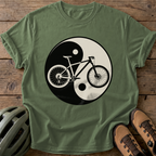 Yin Yang Bike Tee — moss