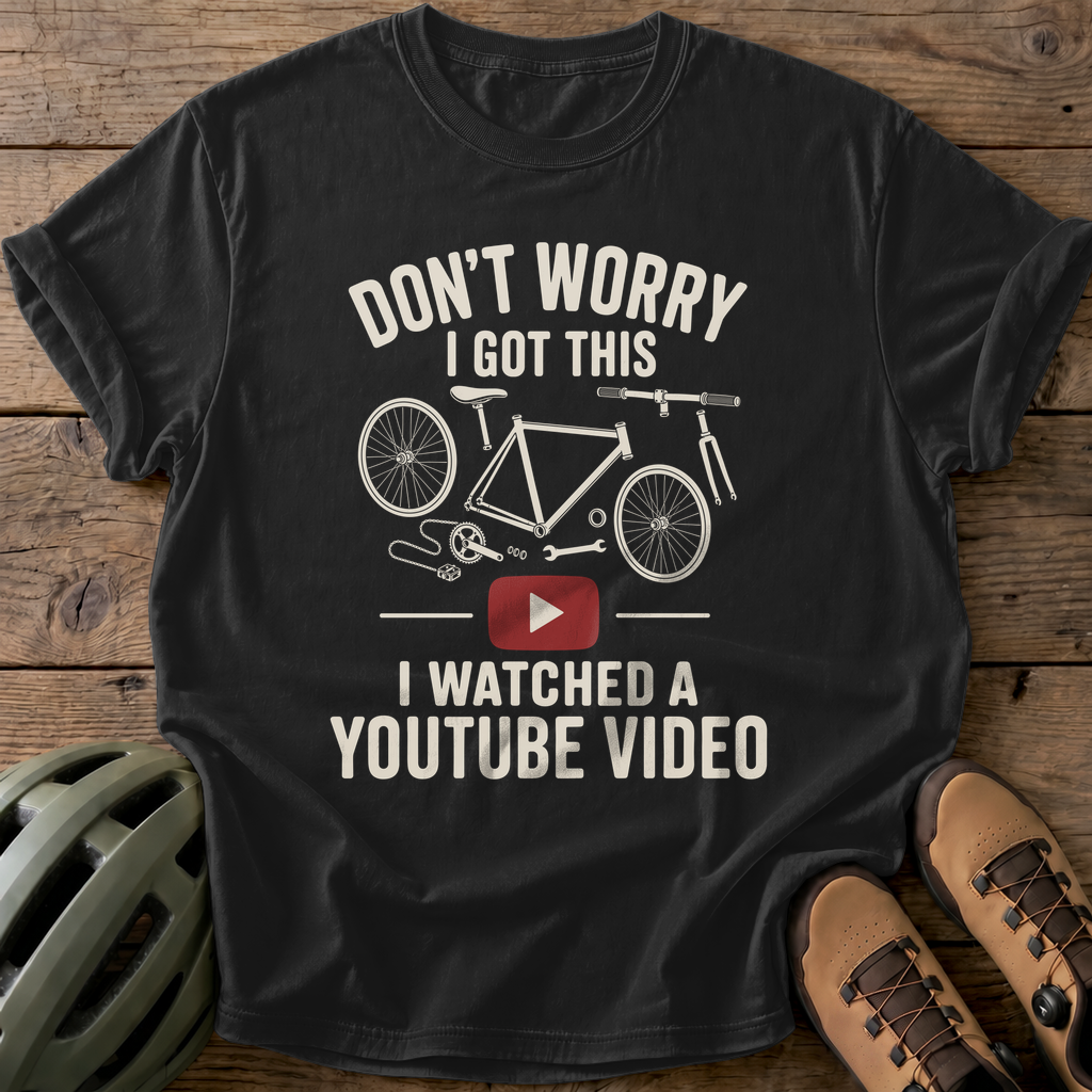 YouTube Mechanic Tee — black