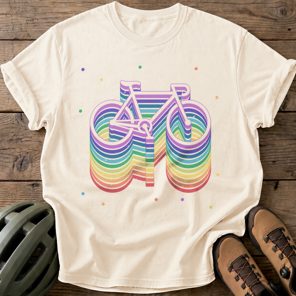 Rainbow Rider Tee — ivory