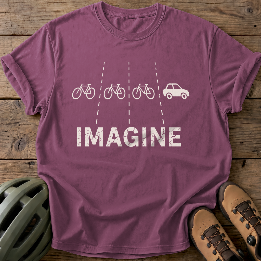 Imagine Tee — berry