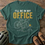 I'Ll Be In My Office Tee — blue-spruce