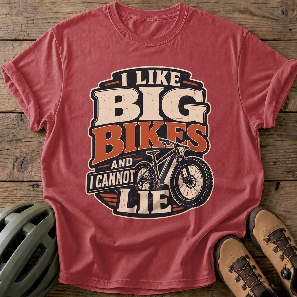 Big Bikes Tee — crimson