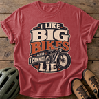 Big Bikes Tee — crimson