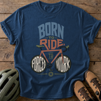 Born To Ride Tee — navy