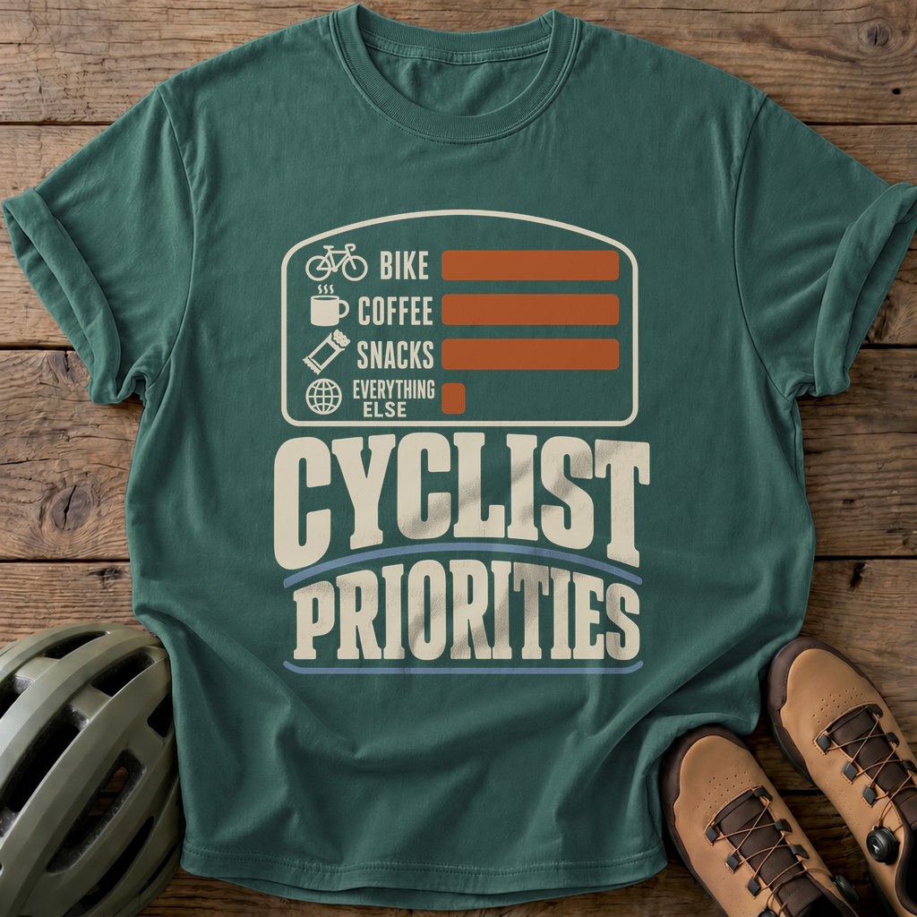 Priorities Tee — blue-spruce