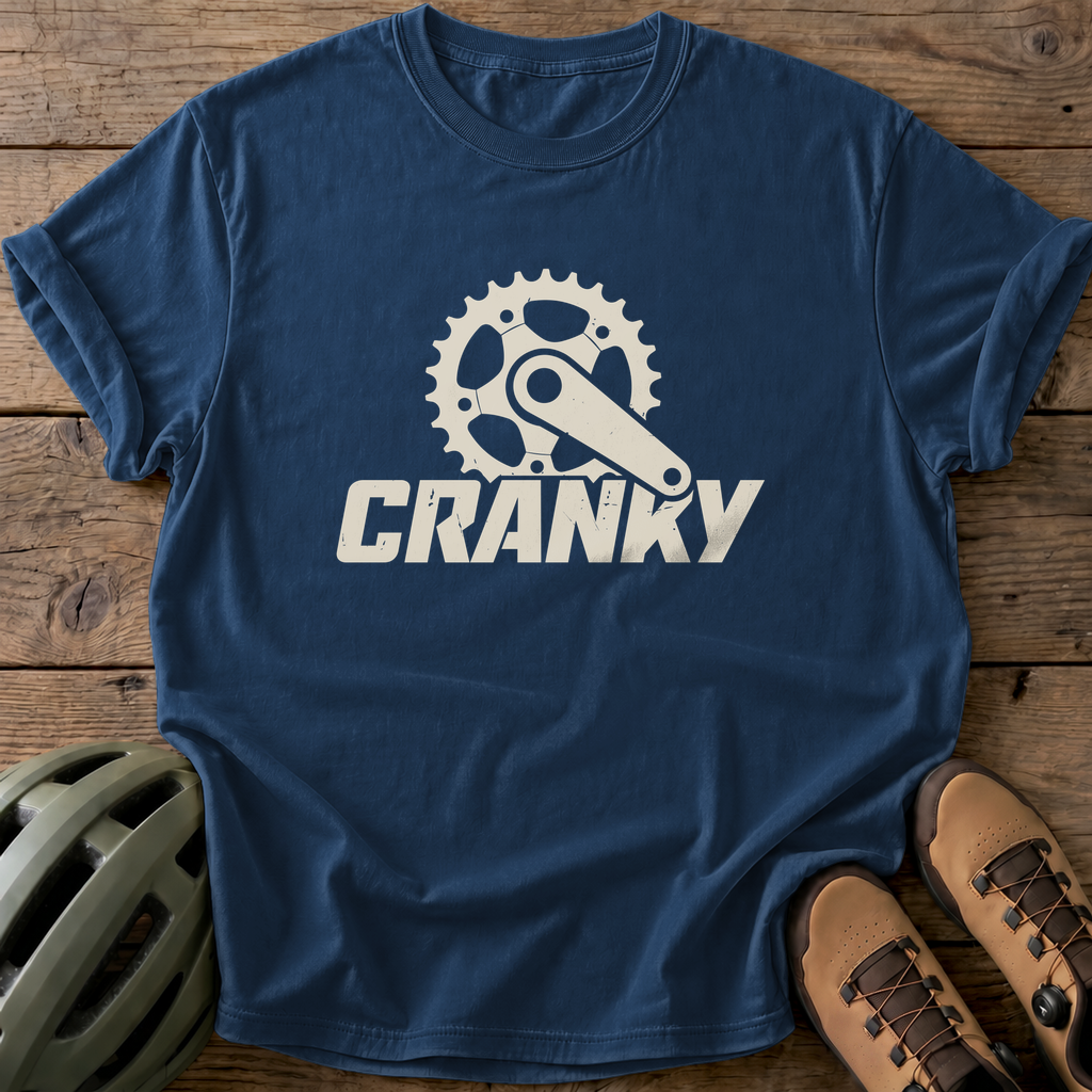 Cranky Tee — navy