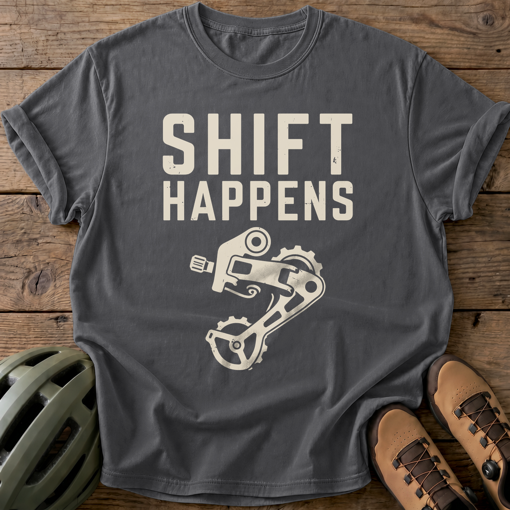 Shift Happens Tee — pepper