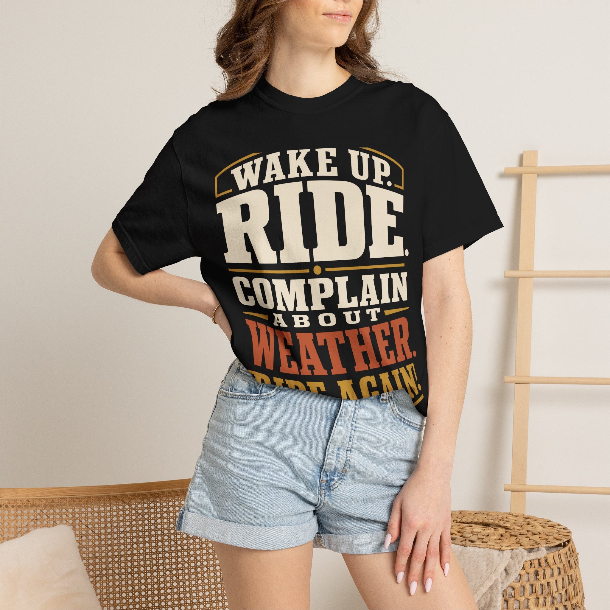 Wake Up Ride Again Tee