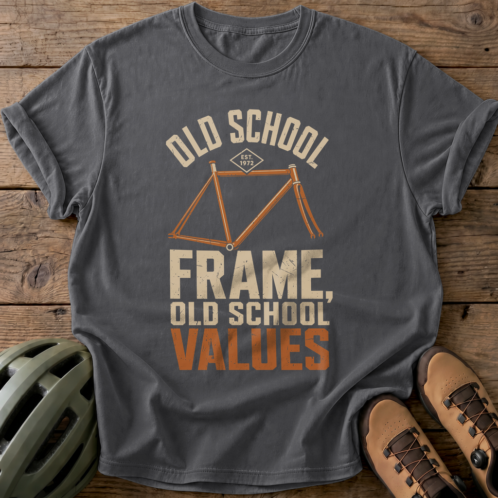 Old School Frame Tee — pepper