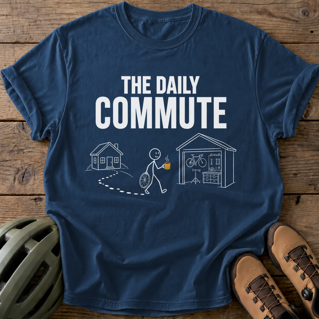 The Daily Commute Tee — navy