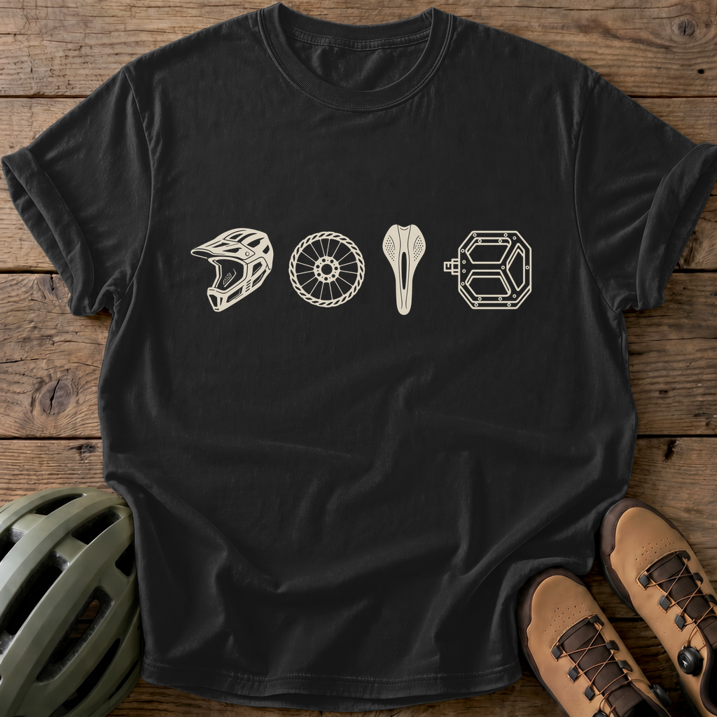 Cyclist Essentials Tee — black