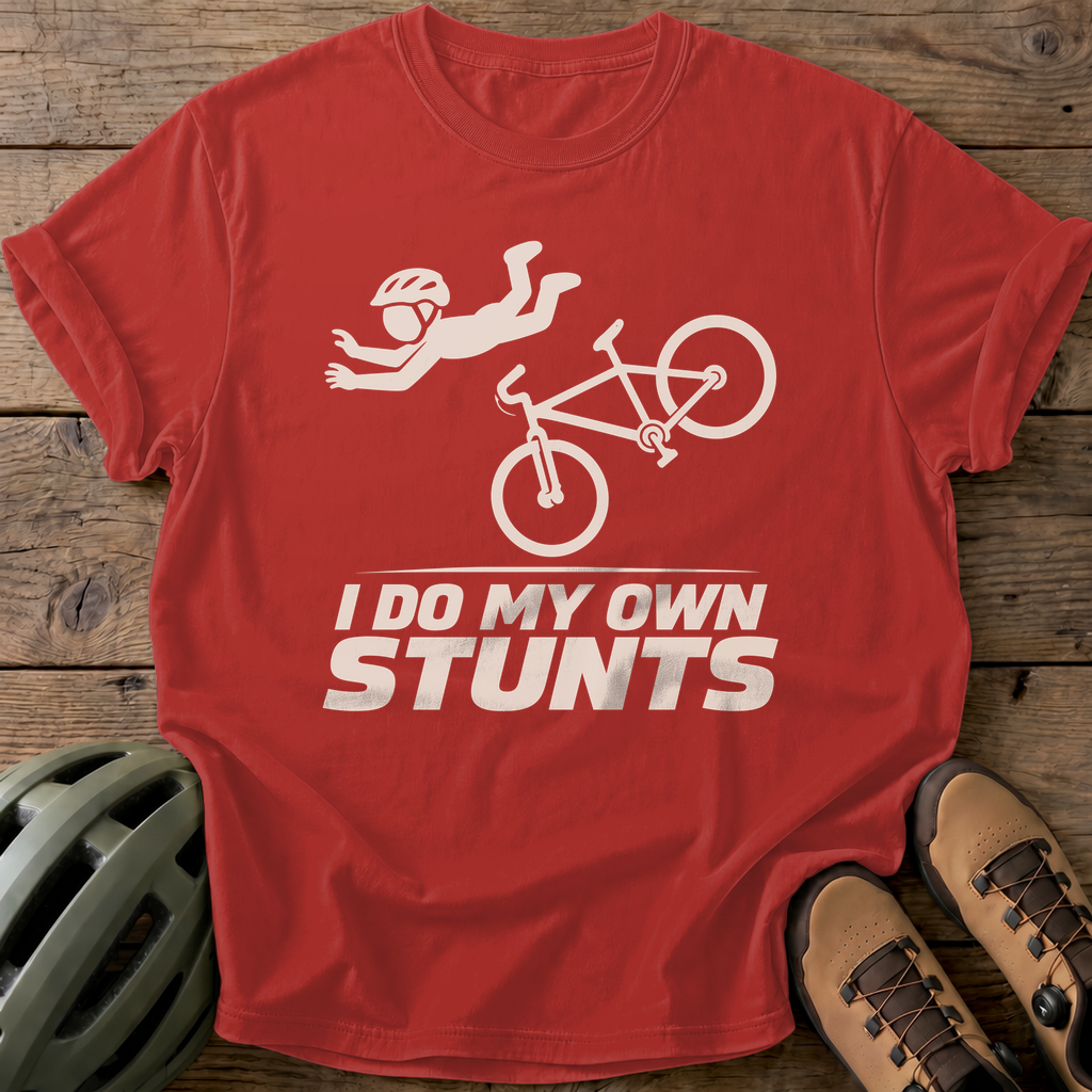 Own Stunts Tee — red