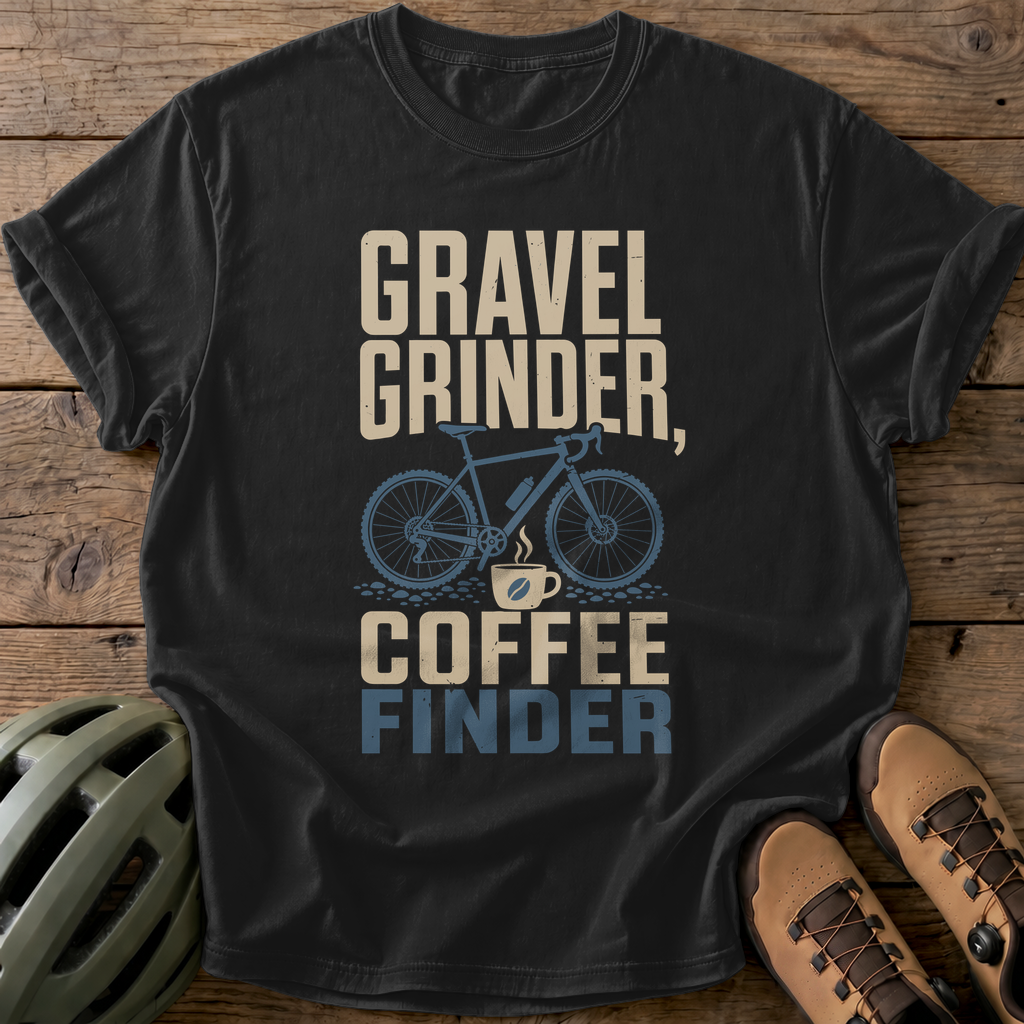 Gravel Grinder Coffee Finder Tee – Wheel Good Tees