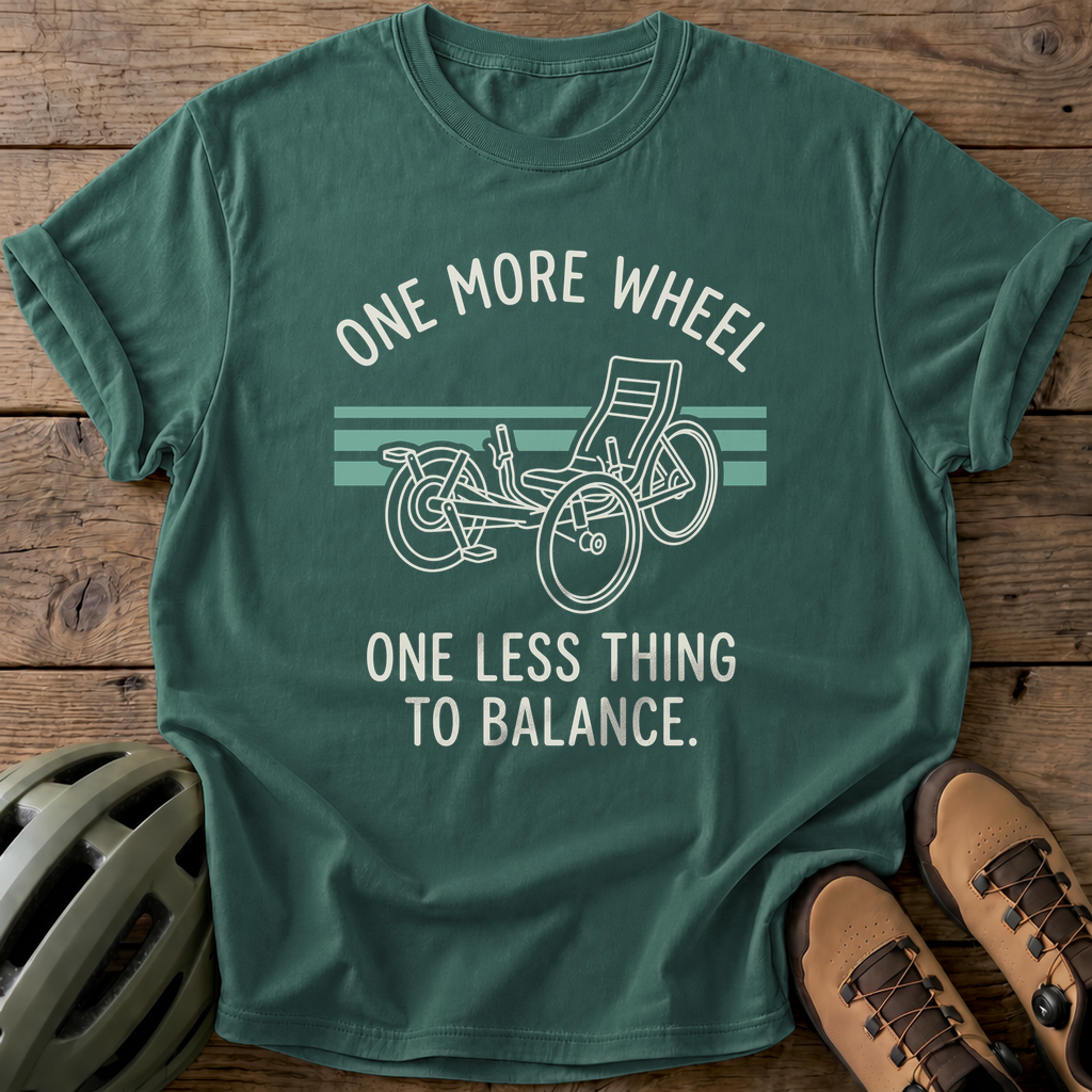 One More Wheel Tee — blue-spruce