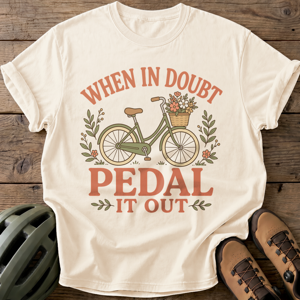 Pedal It Out Tee — ivory