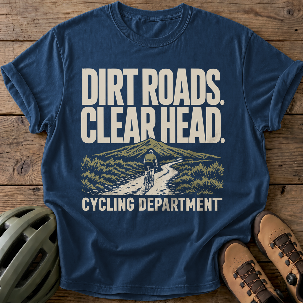 Dirt Roads Tee — navy