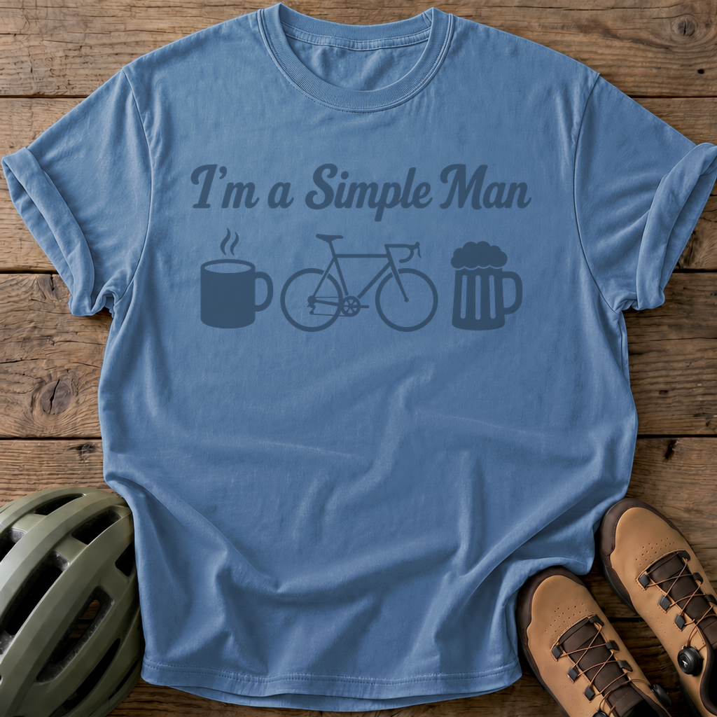 Simple Man Tee — blue-jean