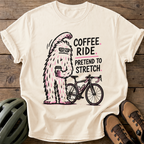 Coffee Ride Stretch Tee — ivory